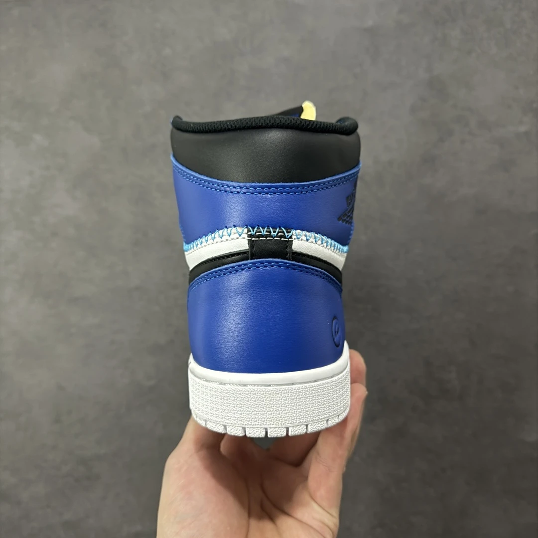 Air Jordan 1 High OG "Black, Royal Blue, White & Yellow" – Men's Premium High-Top Sneakers