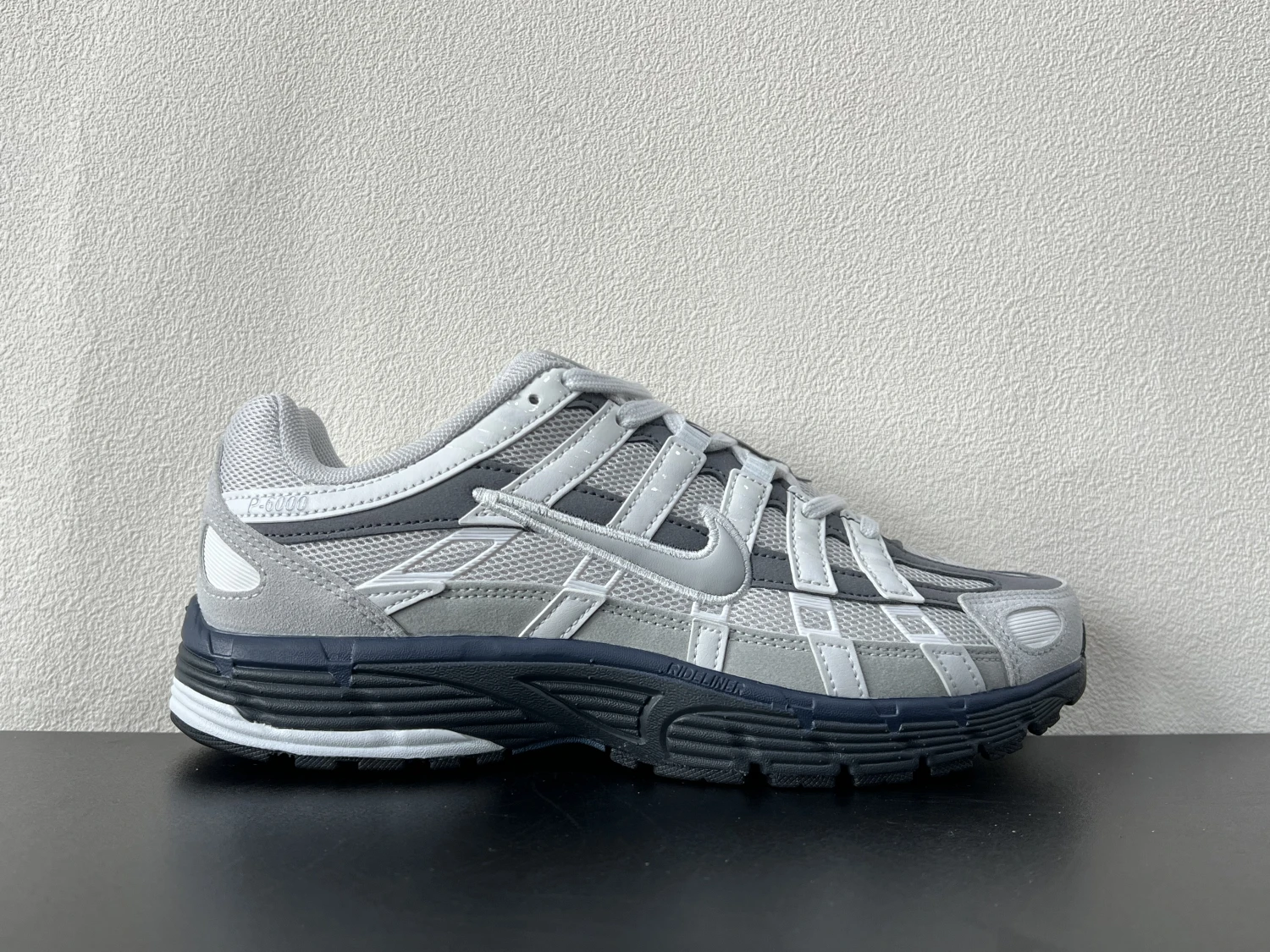 Nike P-6000 White Grey Navy Running Sneakers – Retro-Inspired Lifestyle Sports Shoes