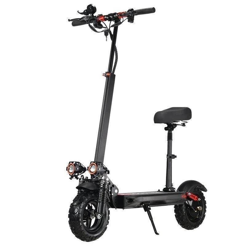High-Performance 1200W Electric Scooter - 50km/h, 21AH Battery, Dual Shock Absorption