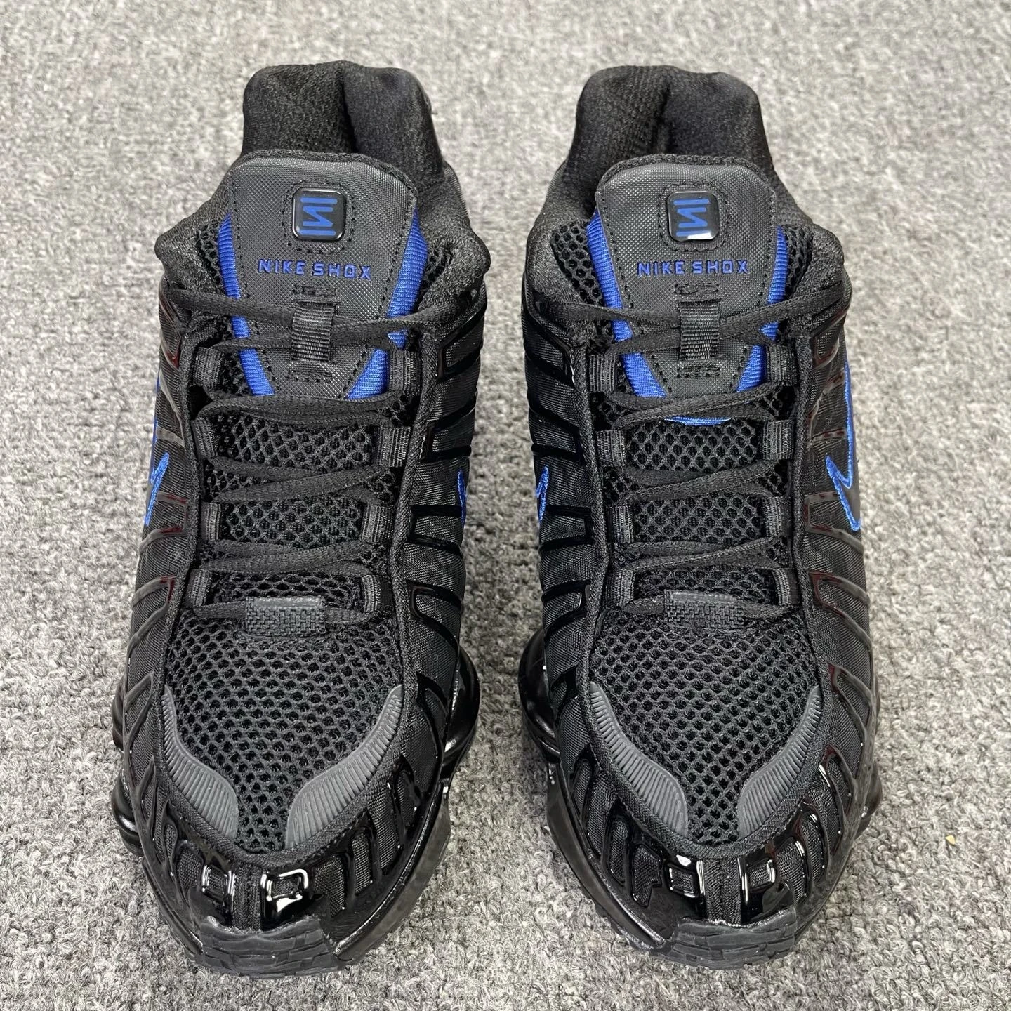 Nike Shox TL – Triple Black & Royal Blue