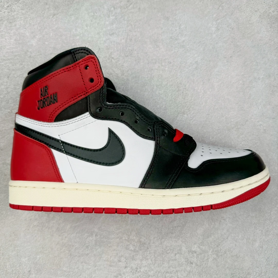 Nike Air Jordan 1 High "Black, White & Red" Premium Sneakers