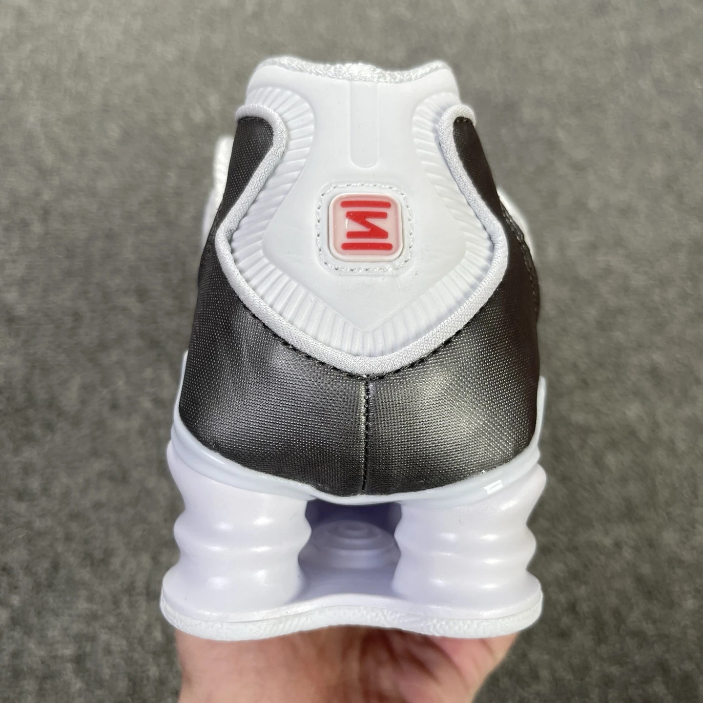 Nike Shox TL – Triple White & Metallic Silver
