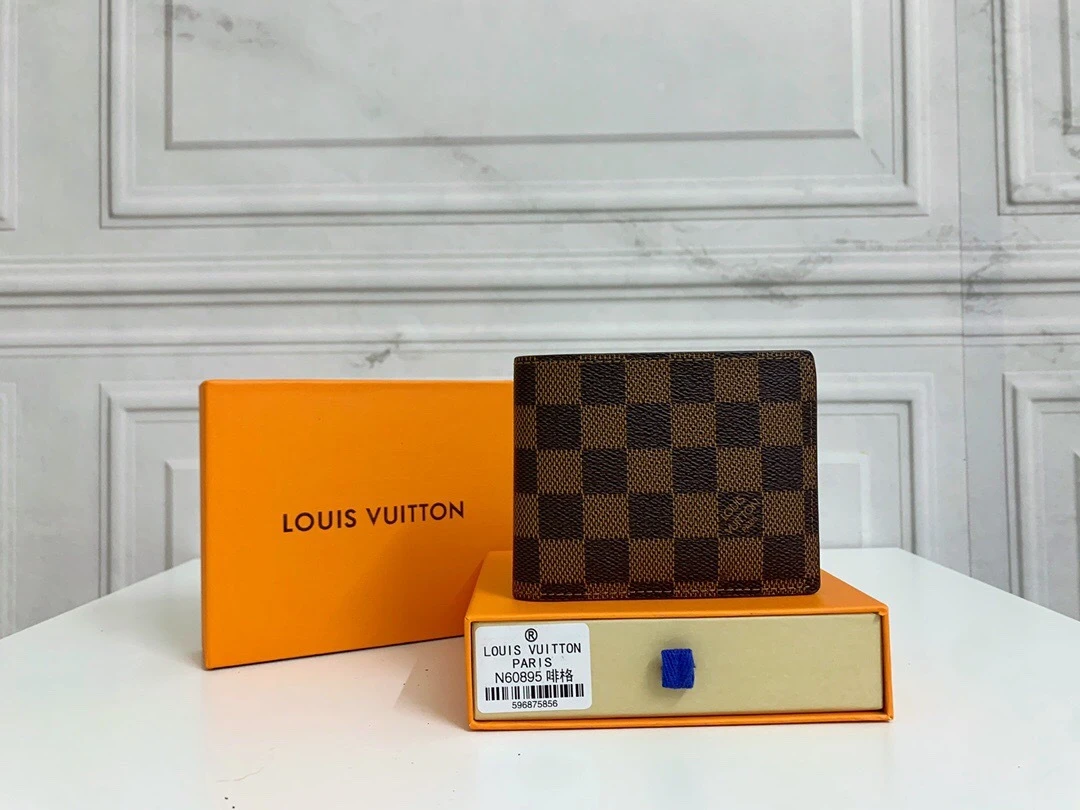 Louis Vuitton Multiple Wallet in Damier Ebene Brown