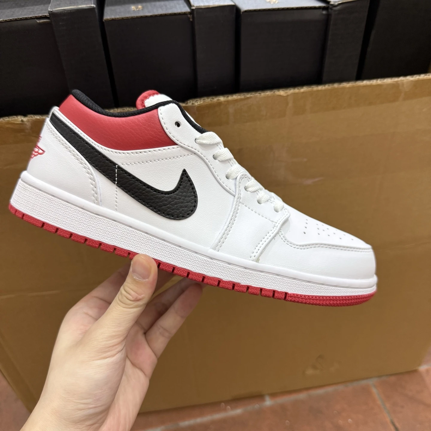 Air Jordan Low – White & Red Edition