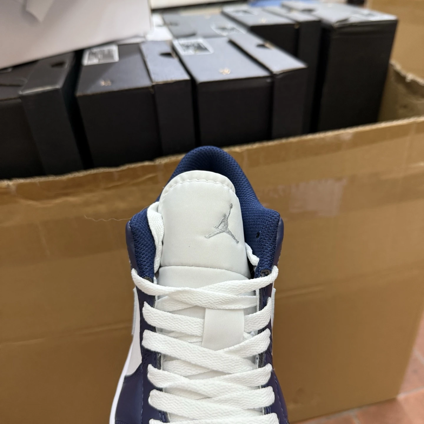 Air Jordan Low – Navy Blue & White Edition
