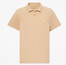 Timberland Millers River Pique Short-Sleeve Beige Polo Shirt