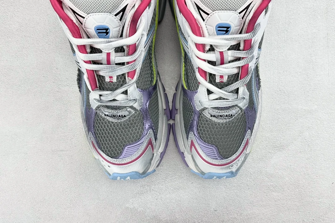 Balenciaga 3XL White Grey Purple Pink Multi-Color Designer Sneaker