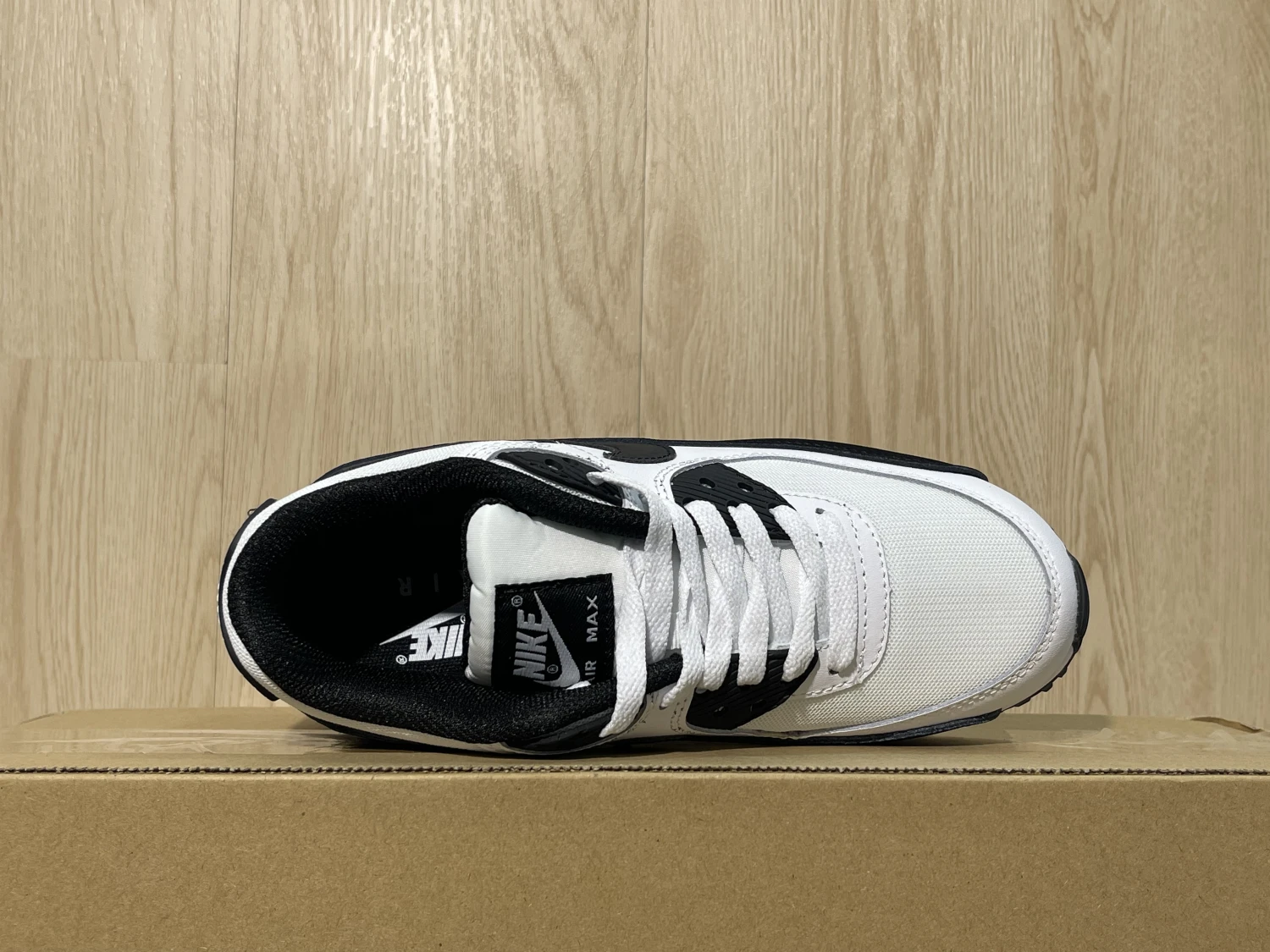 Nike Air Max 90 Black White Sneakers – Classic Panda Lifestyle Running Shoes