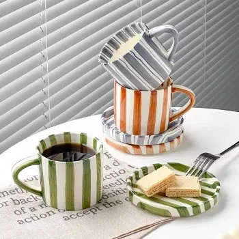 Striped Coffee Mug