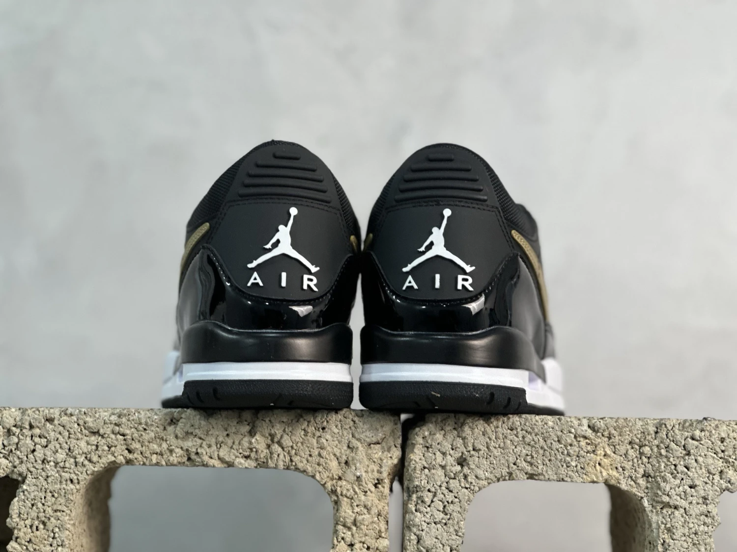 Air Jordan Legacy 312 Low "Black, White & Gold" Premium Sneakers