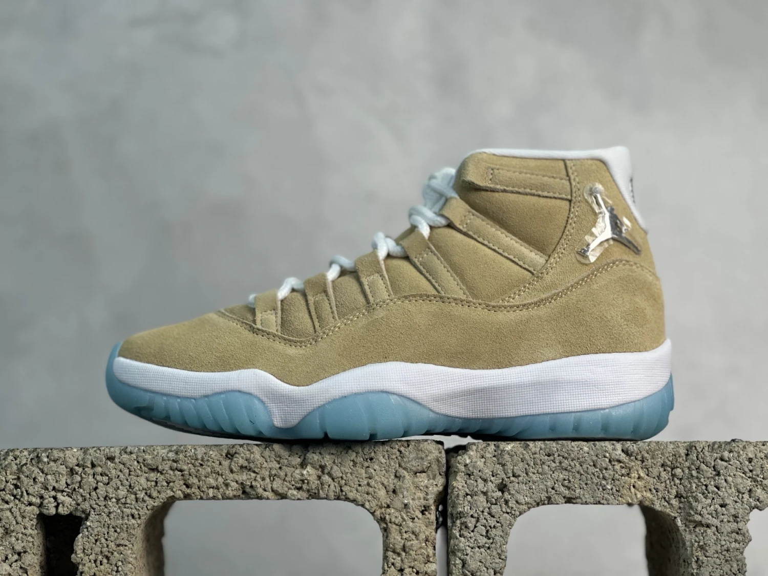 Air Jordan 11 Low "Wheat & White" Premium Sneakers