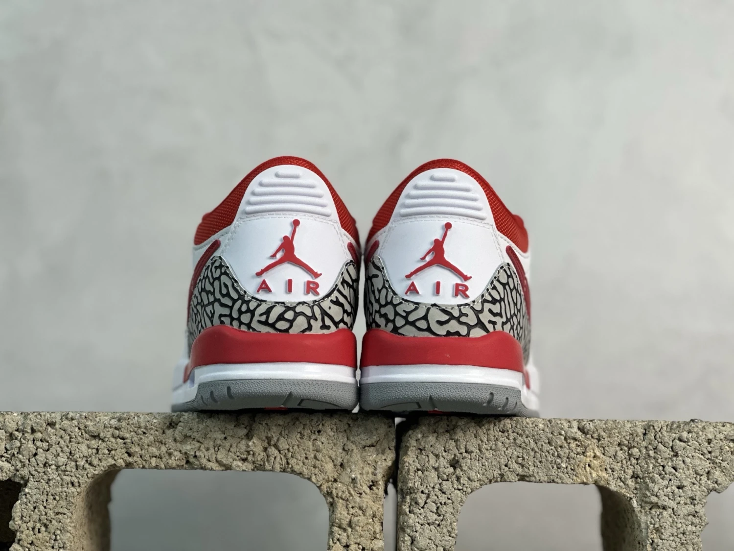 Air Jordan Legacy 312 Low "White, Red & Elephant Print" Premium Sneakers