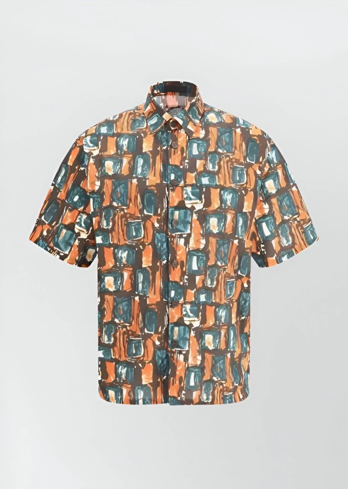 Prada Batista Squared Cotton Shirt