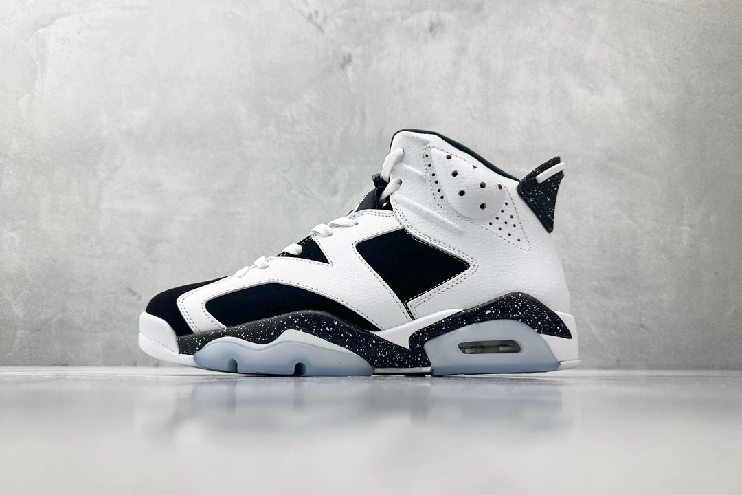 Air Jordan 6 "White Black" Premium Basketball Sneakers