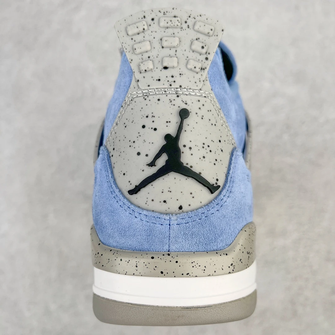 Air Jordan 4 Retro Sneakers – University Blue Suede