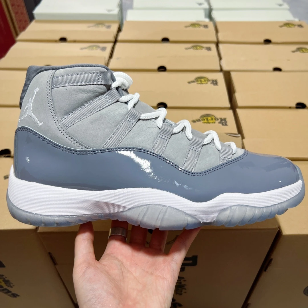 Air Jordan 11 Retro Sneakers – Cool Grey