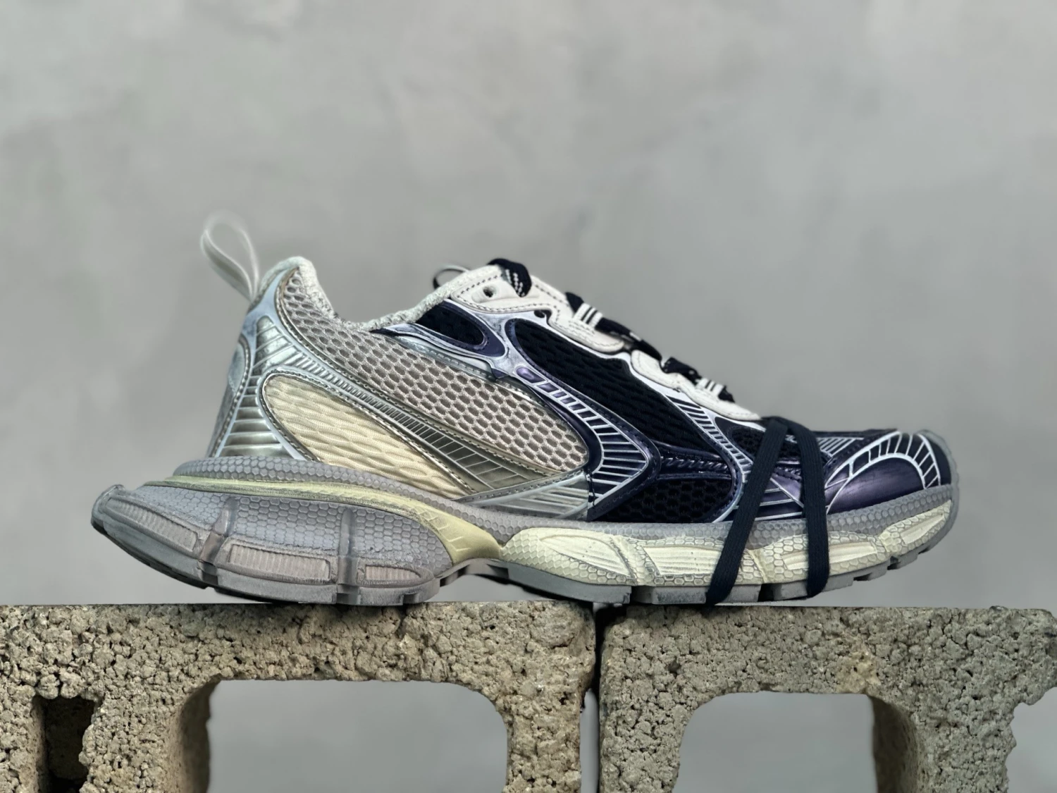 Balenciaga Runner Sneaker – Navy Black Heritage Edition