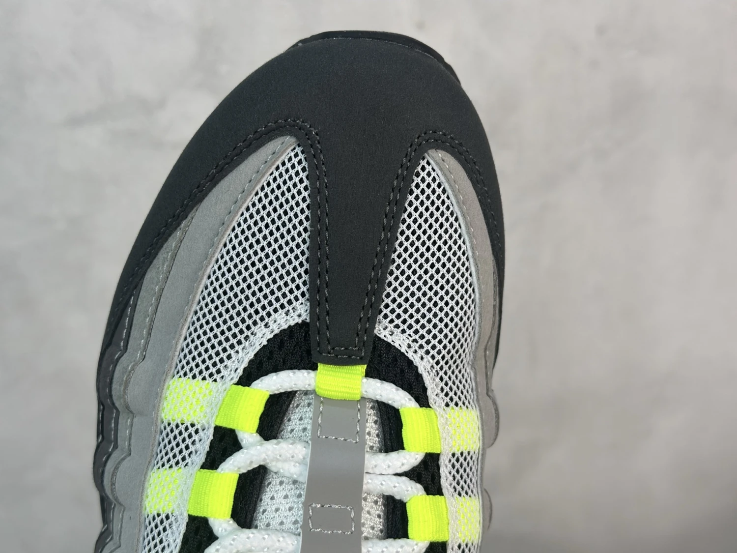 Nike Air Max 95 Sneakers – White, Grey, Black & Neon Volt