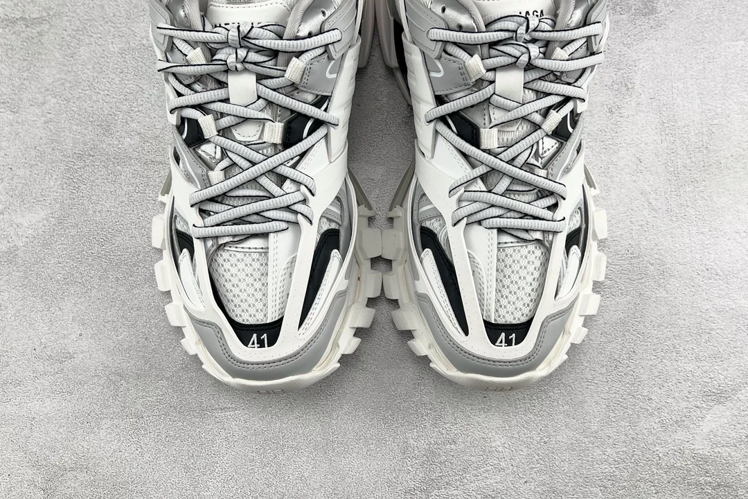 Balenciaga Track Sneaker – Grey & White Edition