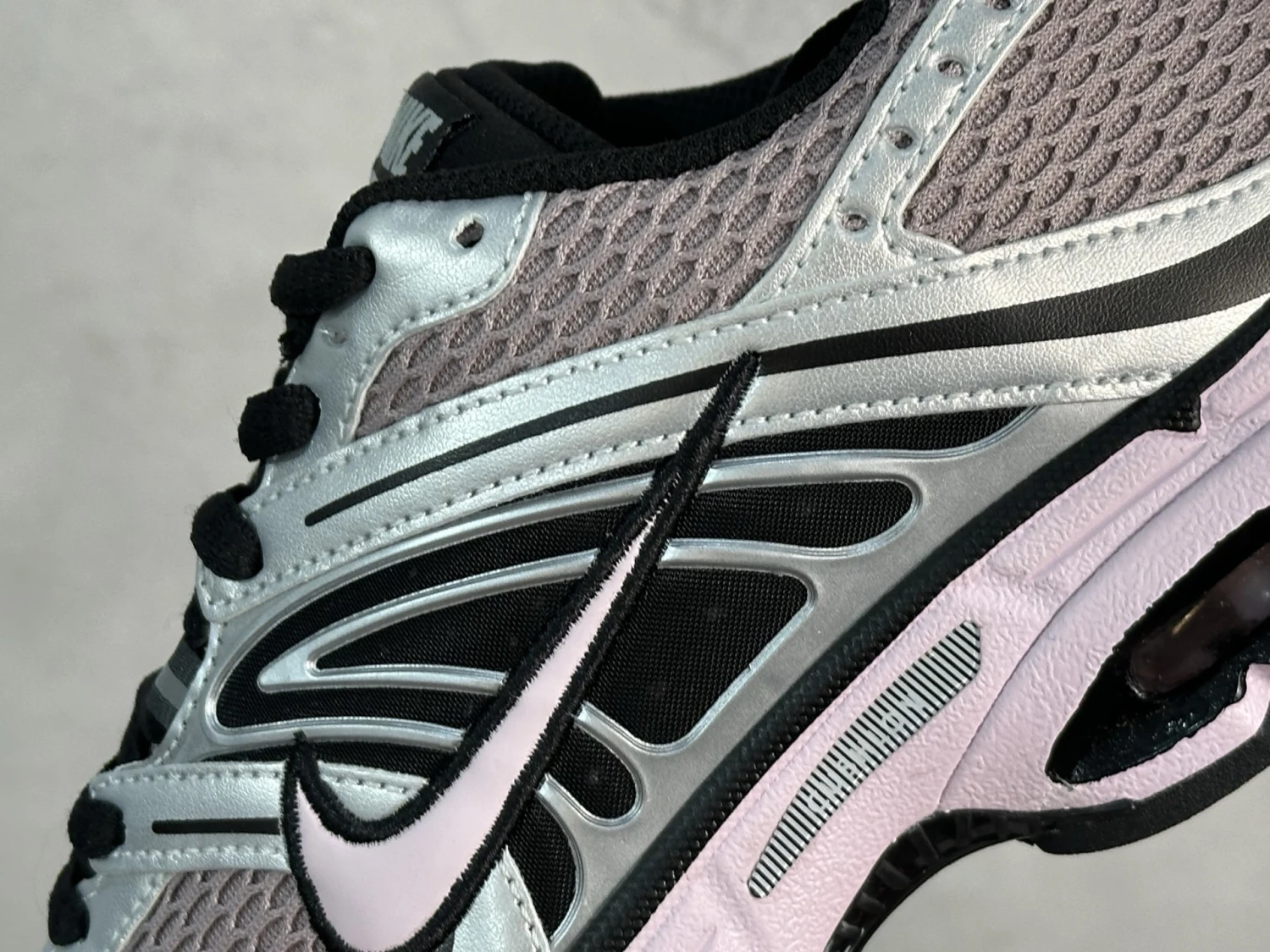 Nike Air Max Moto 2K – Dusty Mauve, Metallic Silver & Black