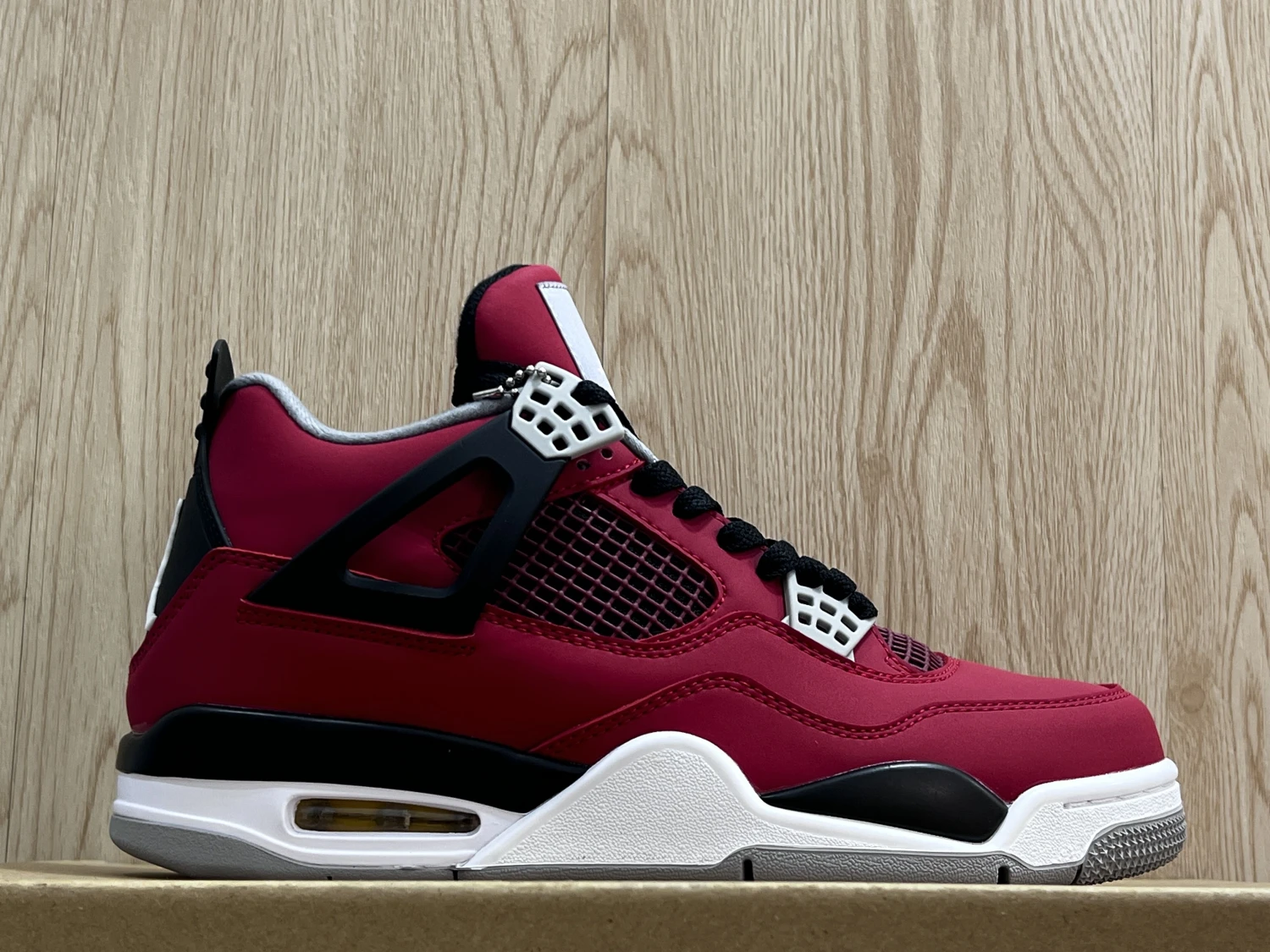 Air Jordan 4 Retro Crimson Red Basketball Sneaker