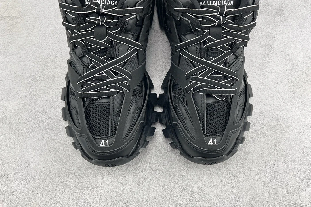 Balenciaga Track Sneaker – Triple Black Reflective Edition
