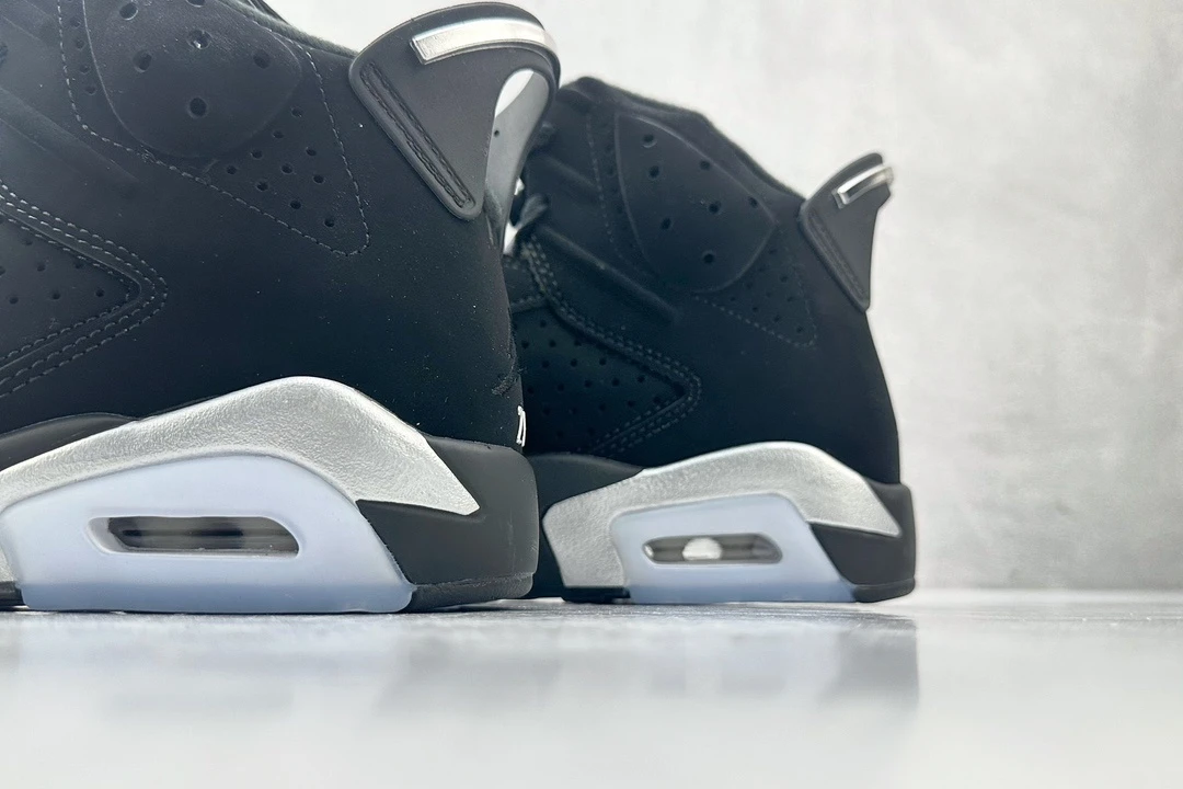 Air Jordan 6 "Triple Black" Premium Basketball Sneakers