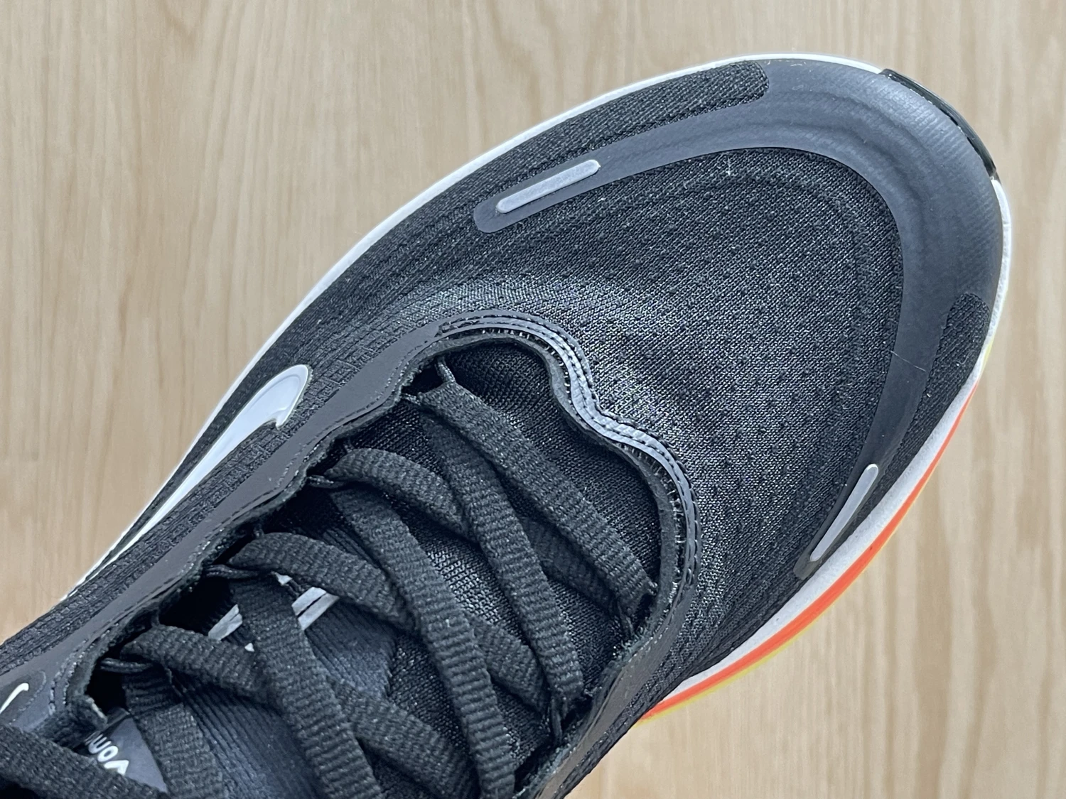 Nike ZoomX Blaze Runner Sneakers – Black White Neon Orange Yellow