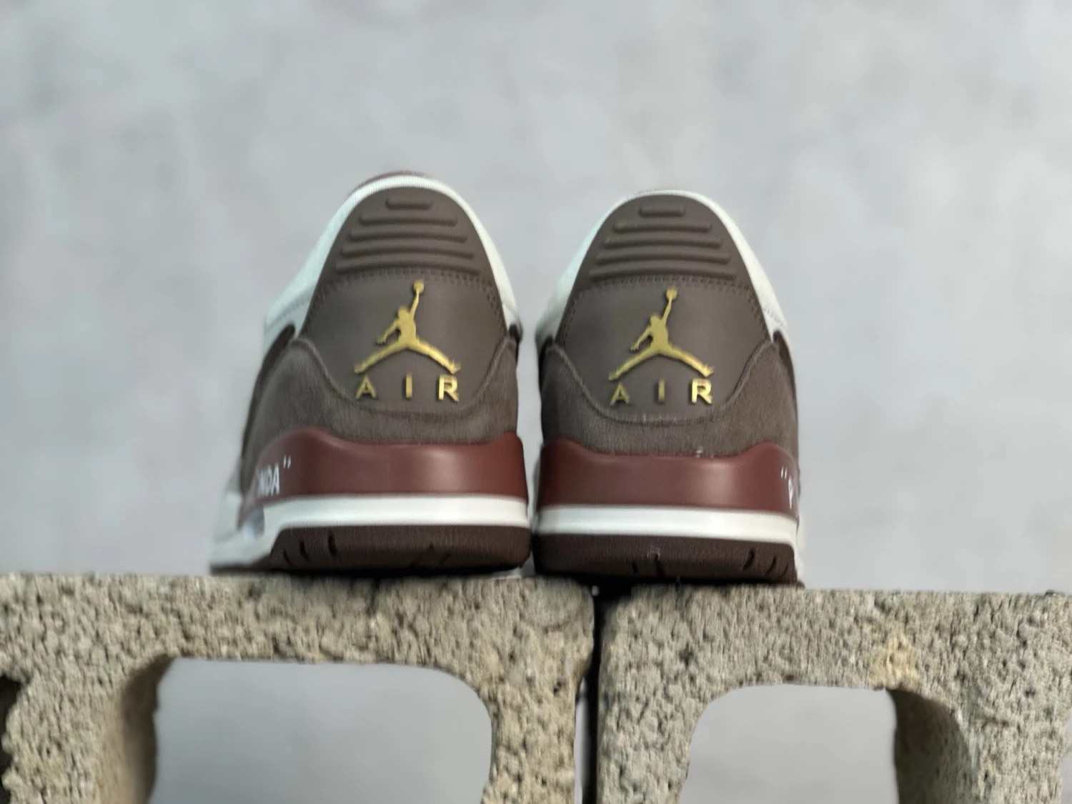 Air Jordan Legacy 312 Low "Sail, Light Taupe & Burgundy" Premium Sneakers