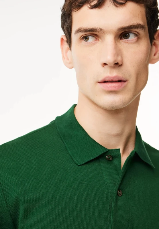 Lacoste Men's Green Long Sleeve Polo Shirt