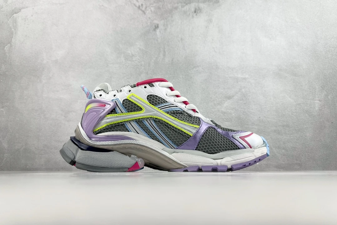 Balenciaga 3XL White Grey Purple Pink Multi-Color Designer Sneaker