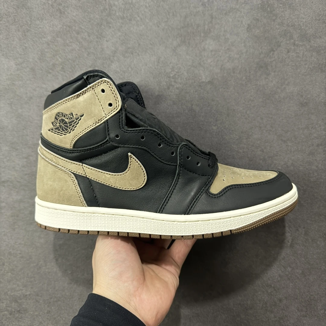 Air Jordan 1 High OG "Black, Khaki & White" – Men's Premium High-Top Sneakers