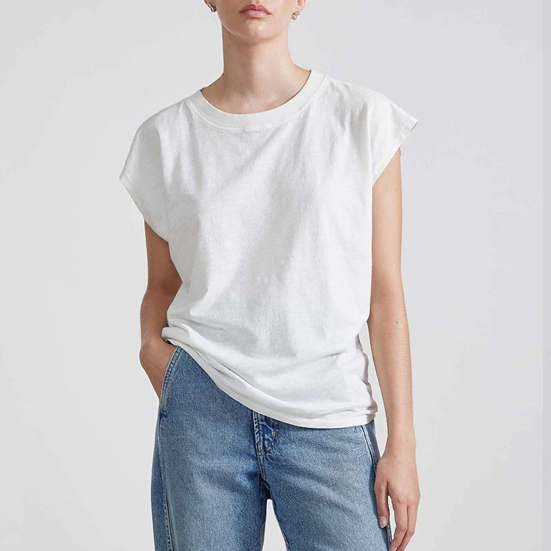 Women's 100% Cotton Summer Short Sleeve Tee