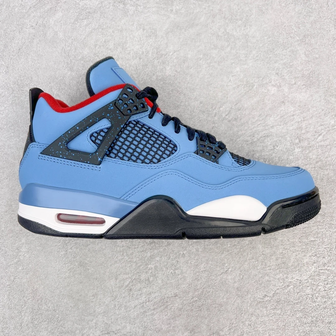 Air Jordan 4 Retro Sneakers – University Blue Black Red