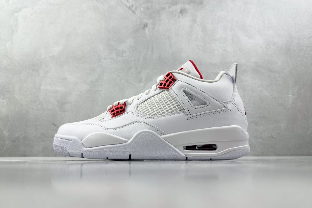 Jordan Sneakers White & Red Edition
