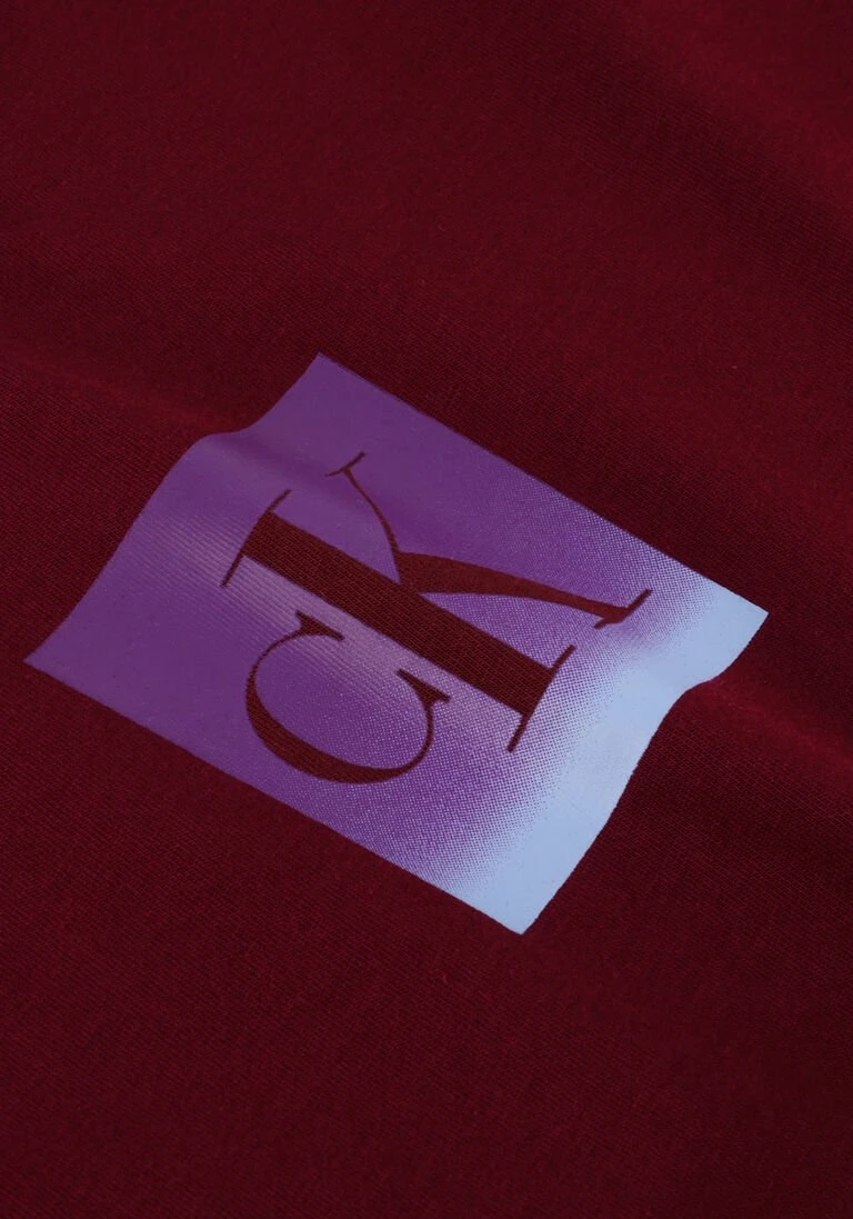 Calvin Klein Jeans Women’s Bordeaux Cotton T-Shirt