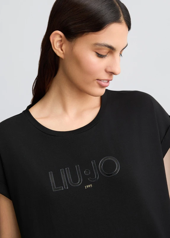 Liu Jo Women's Cotton Elastane Short Sleeve T-shirt - Spring/Summer