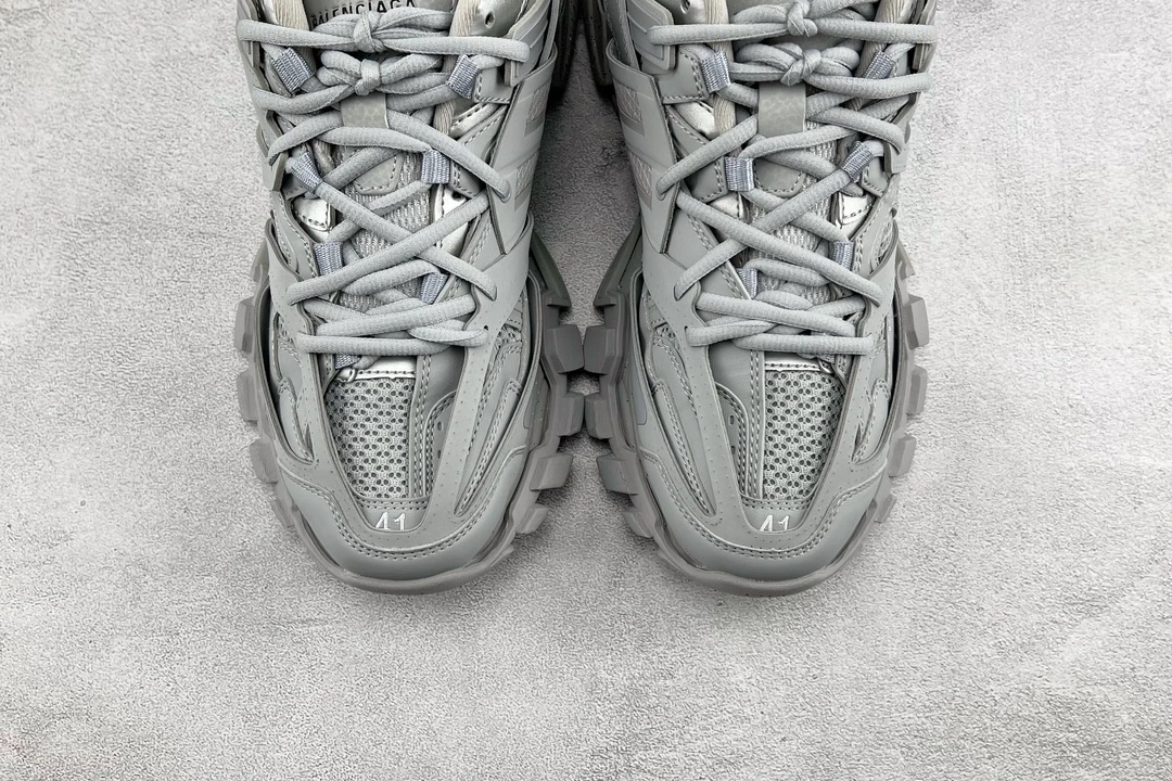 Balenciaga Track Sneaker – Light Grey Monochrome Edition