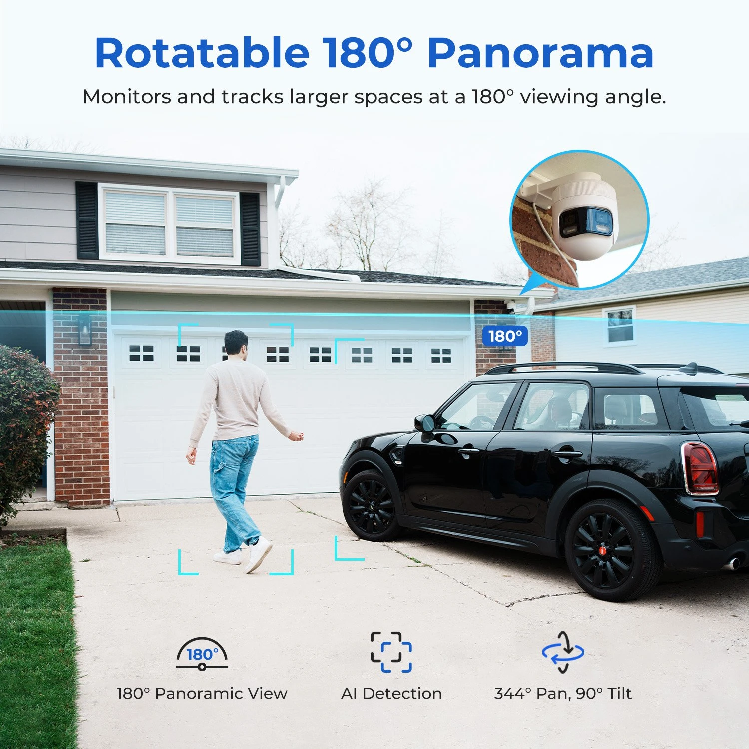 Panorama Outdoor Security Camera