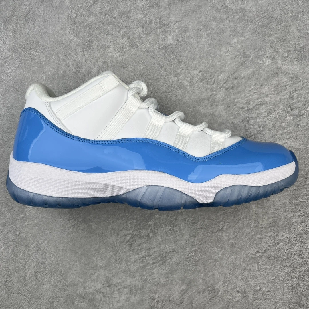 Air Jordan 11 Low "White & University Blue" Premium Sneakers