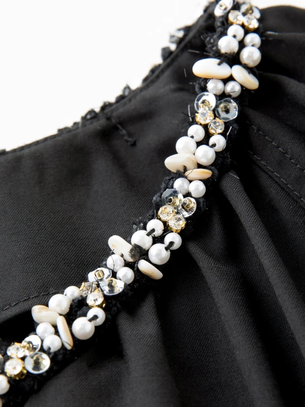 Plus Size Casual Long Black Dress for Women