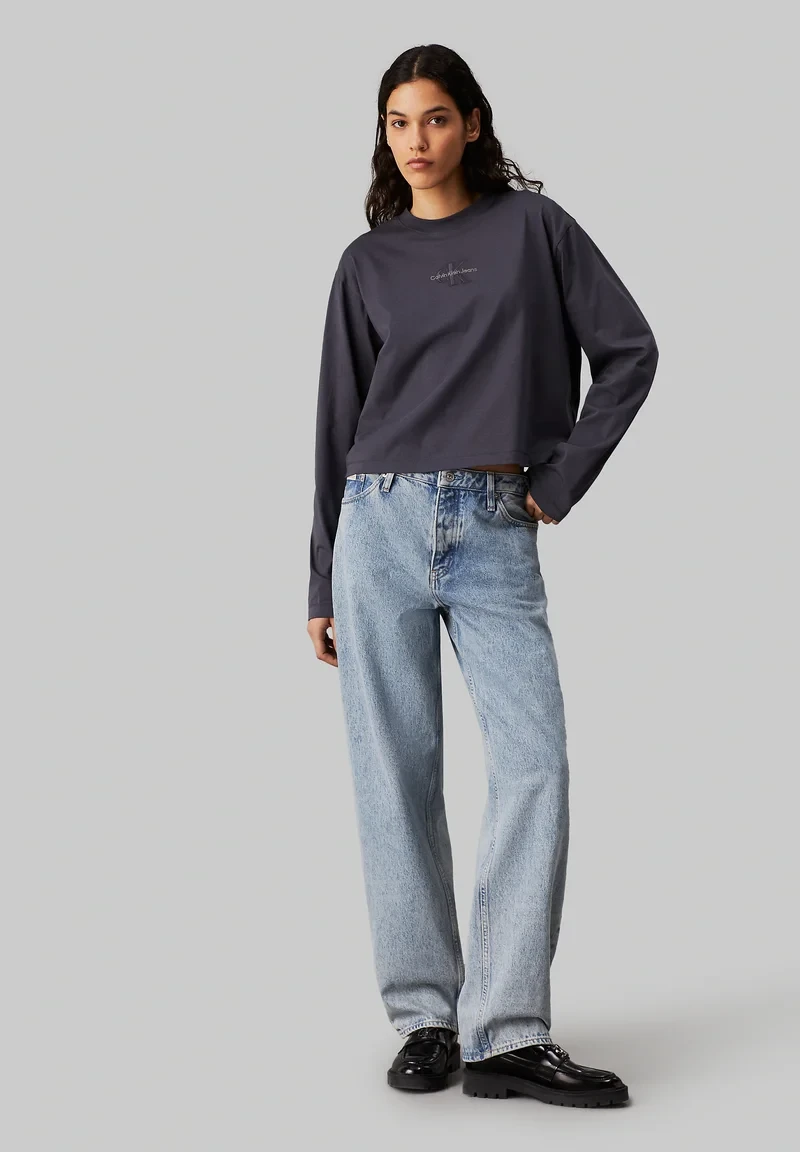 Calvin Klein Jeans Women's Grey Cotton Jeans