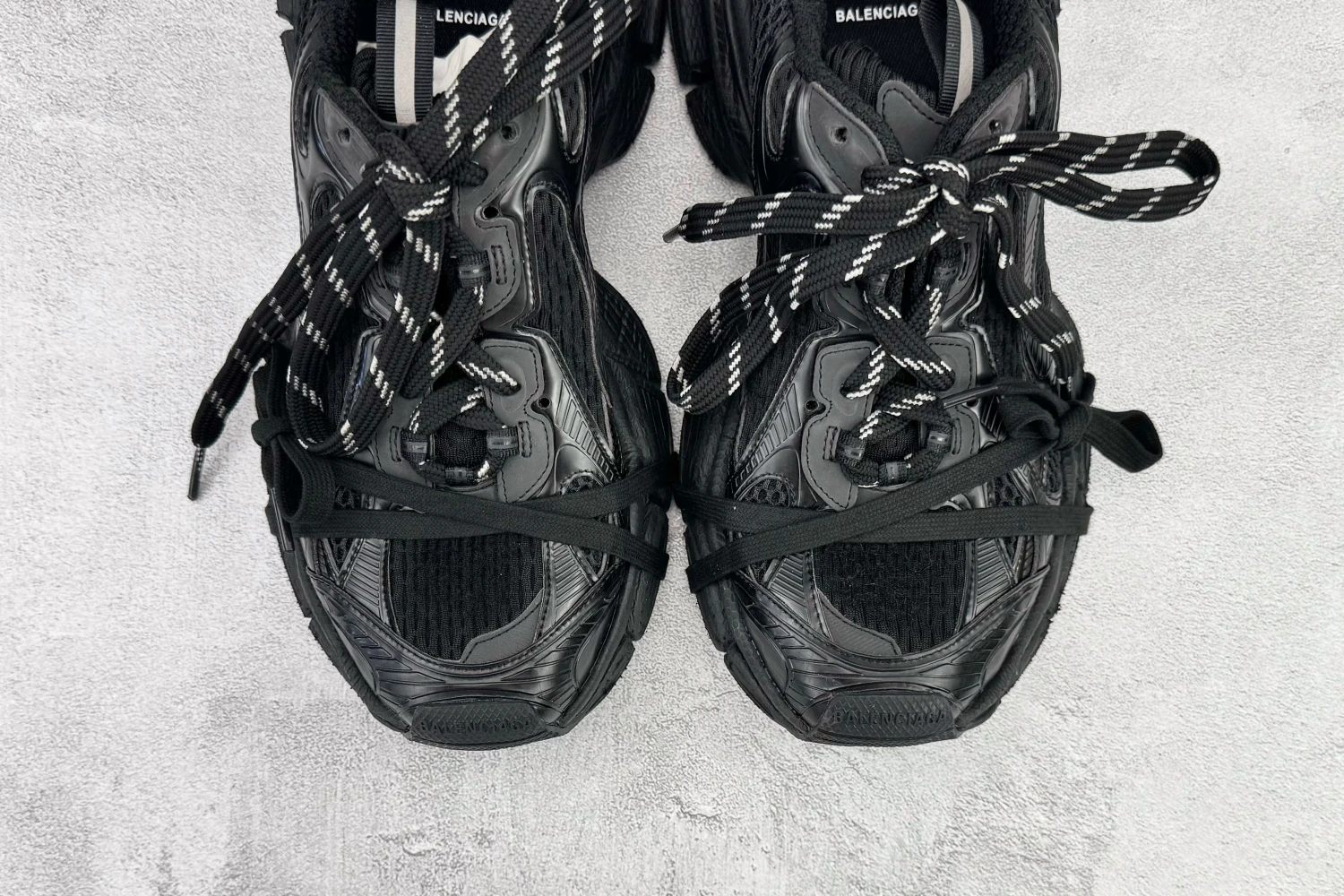 Balenciaga 3XL Sneaker – Triple Black Distressed Edition