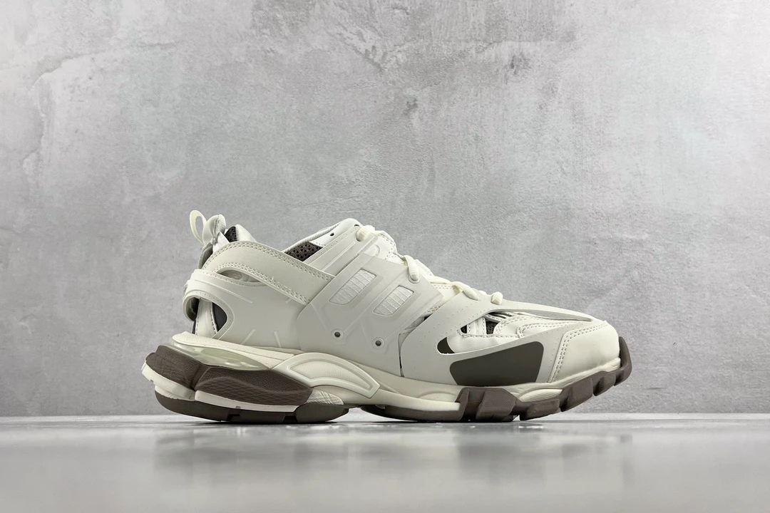 Balenciaga Track Sneaker – Ivory & Espresso Edition