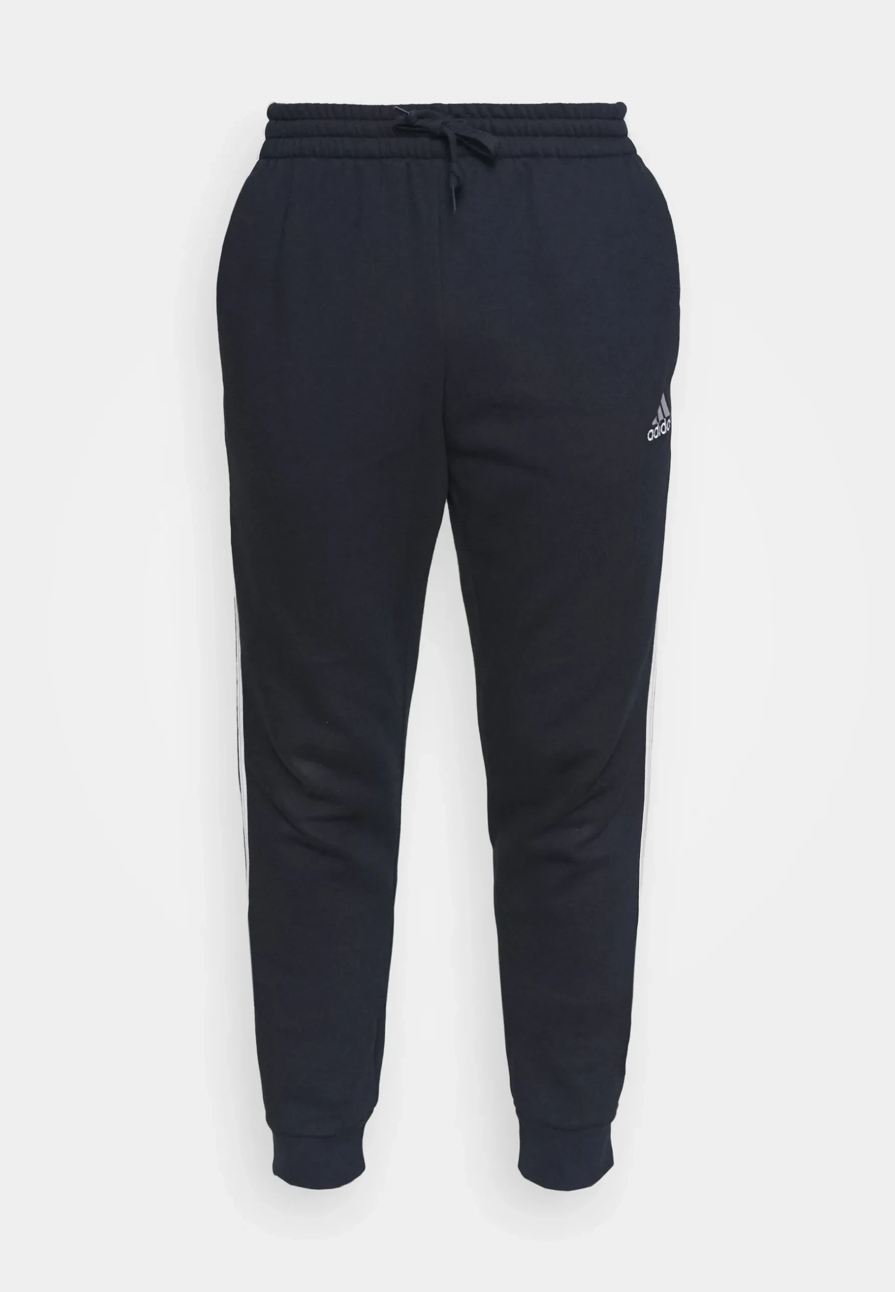 Adidas Men’s Blue Printed Cotton Blend Lace-Up Trousers