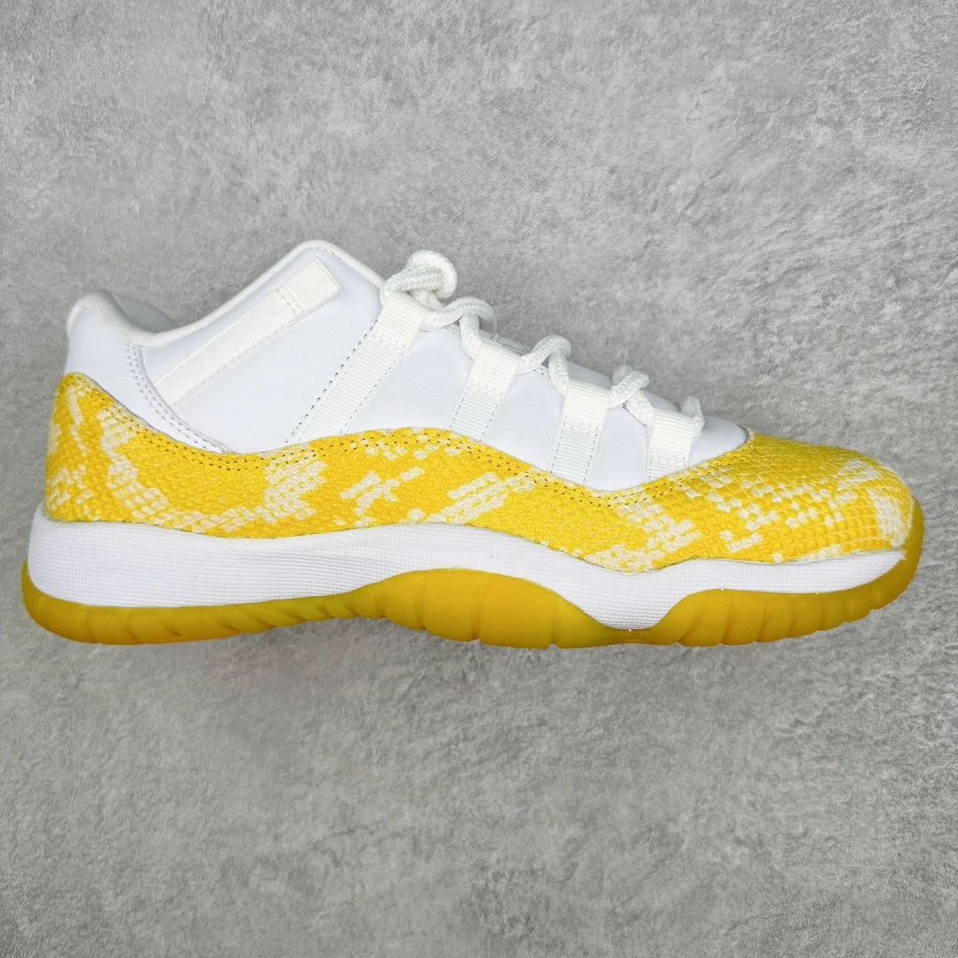 Air Jordan 11 Retro Sneakers – White Yellow