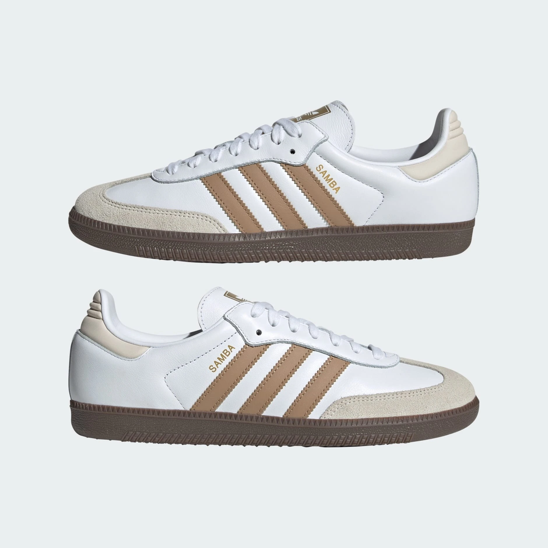 Adidas Men's Beige Streetwear Sneakers
