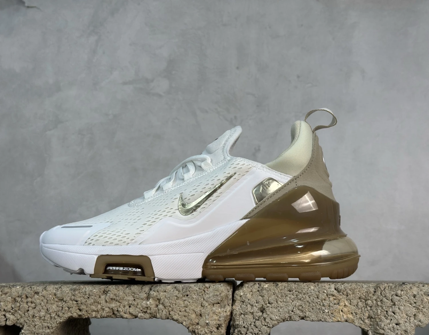 Nike Air Max 270 – White, Pure Platinum & Metallic Silver