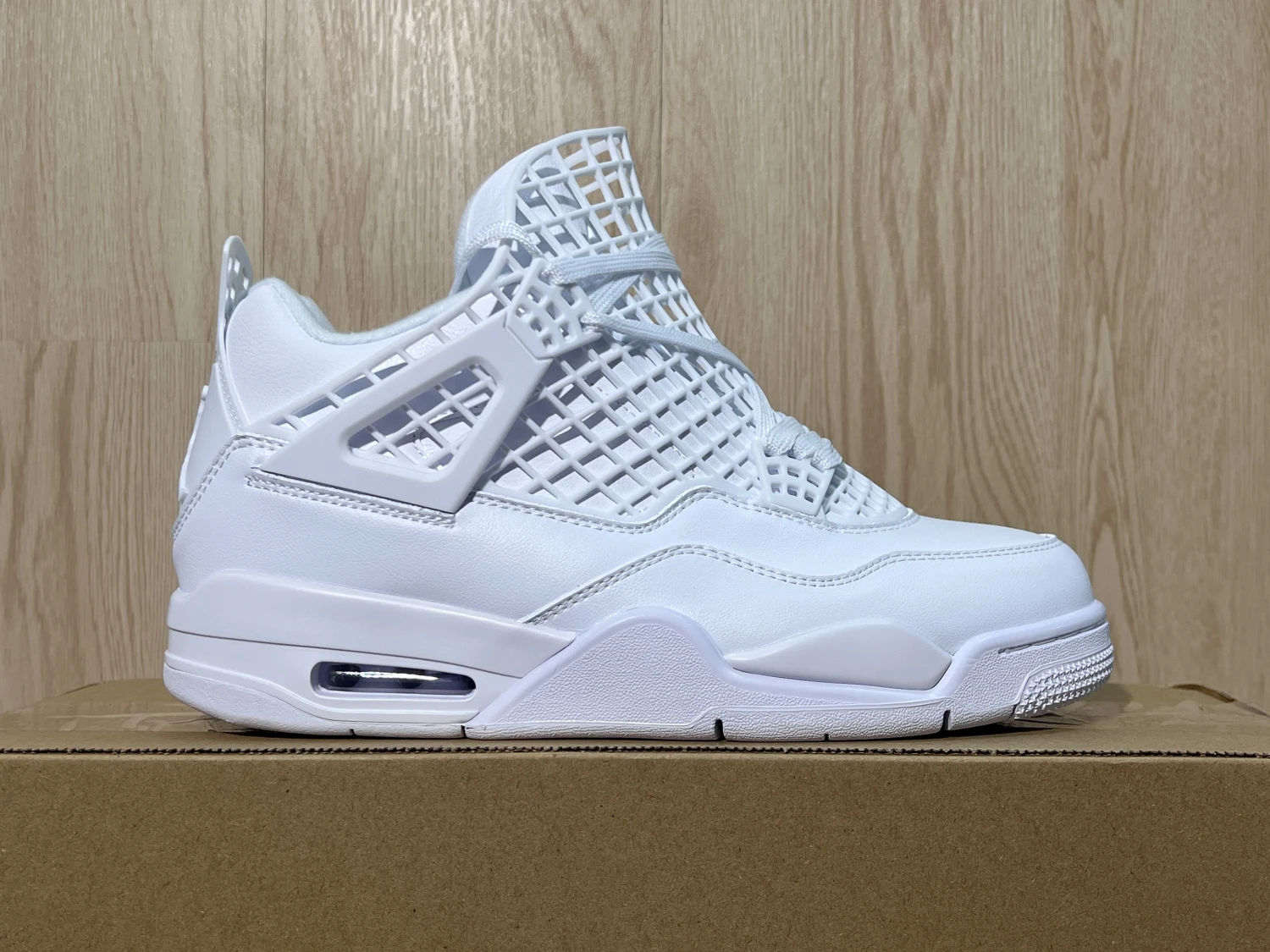 Air Jordan 4 Triple White Sneaker – Premium Luxury Edition