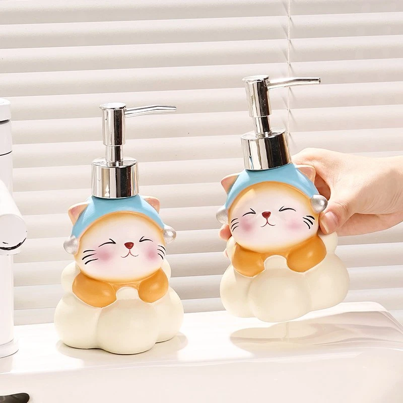 Pearl Cat Soap Dispenser